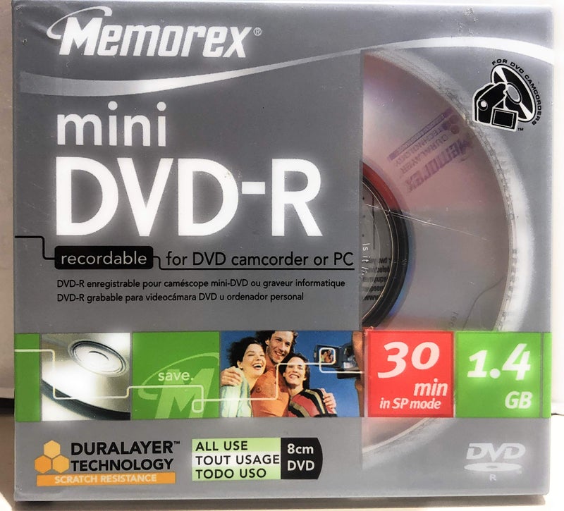 Memorex Mini DVD-r 1.4gb